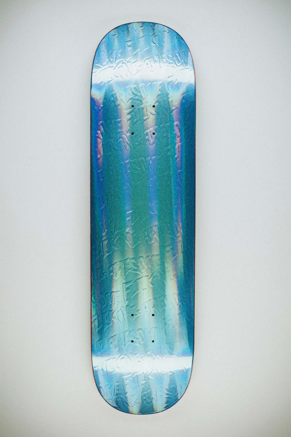 FUCKING AWESOME EMBOSSED COLOR BOARD GAMMA RAY BLUE (SHAPE1) 8.25