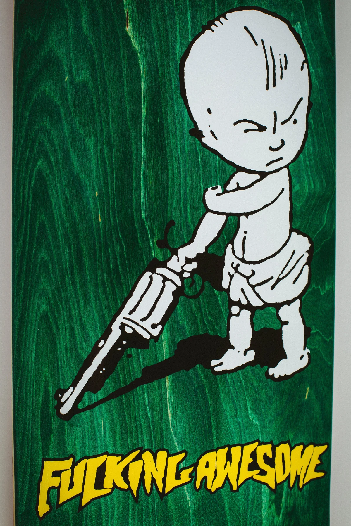 FUCKING AWESOME GUN BABY (SHAPE1) 8.25