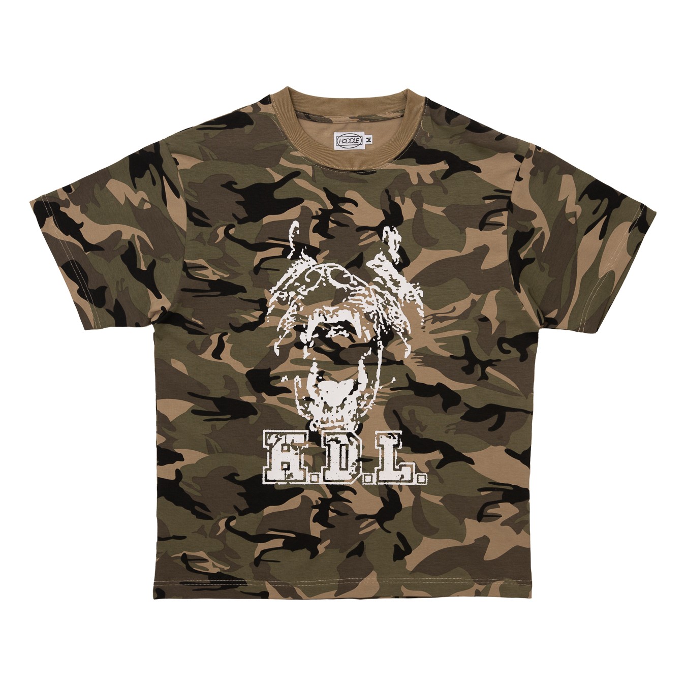 HODDLE H.D.L BARK TEE CAMO