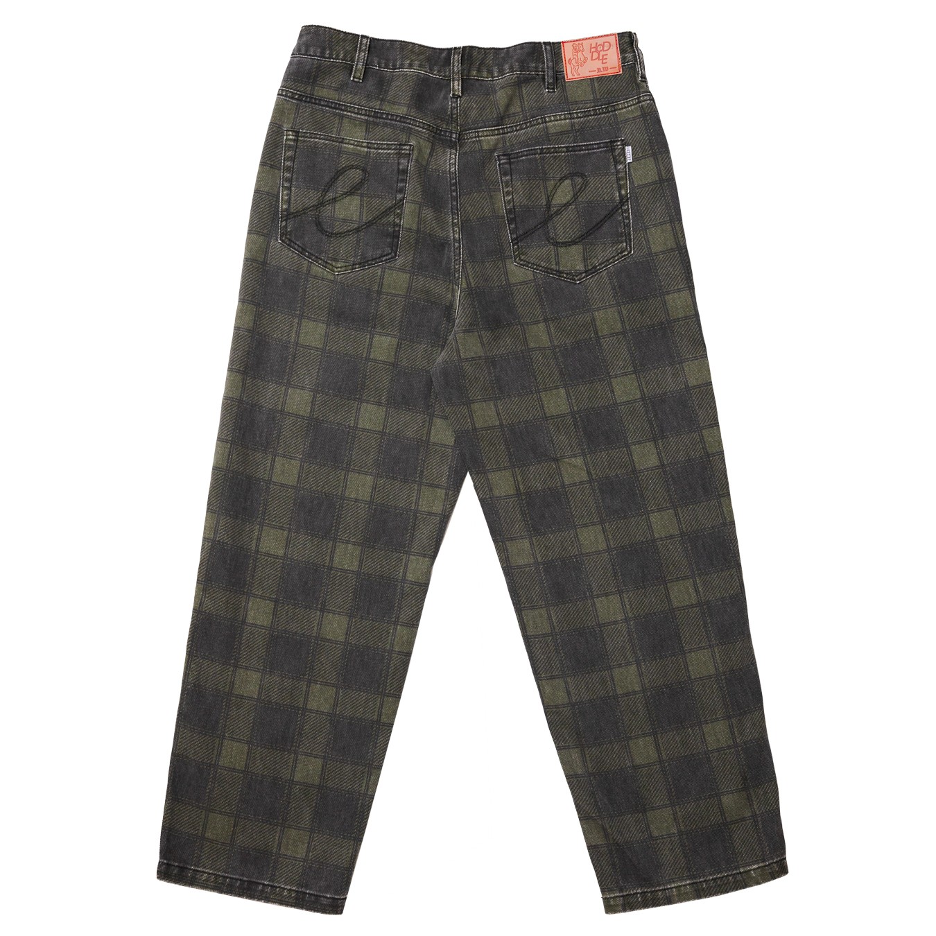 HODDLE RANGER JEAN GREEN PLAID