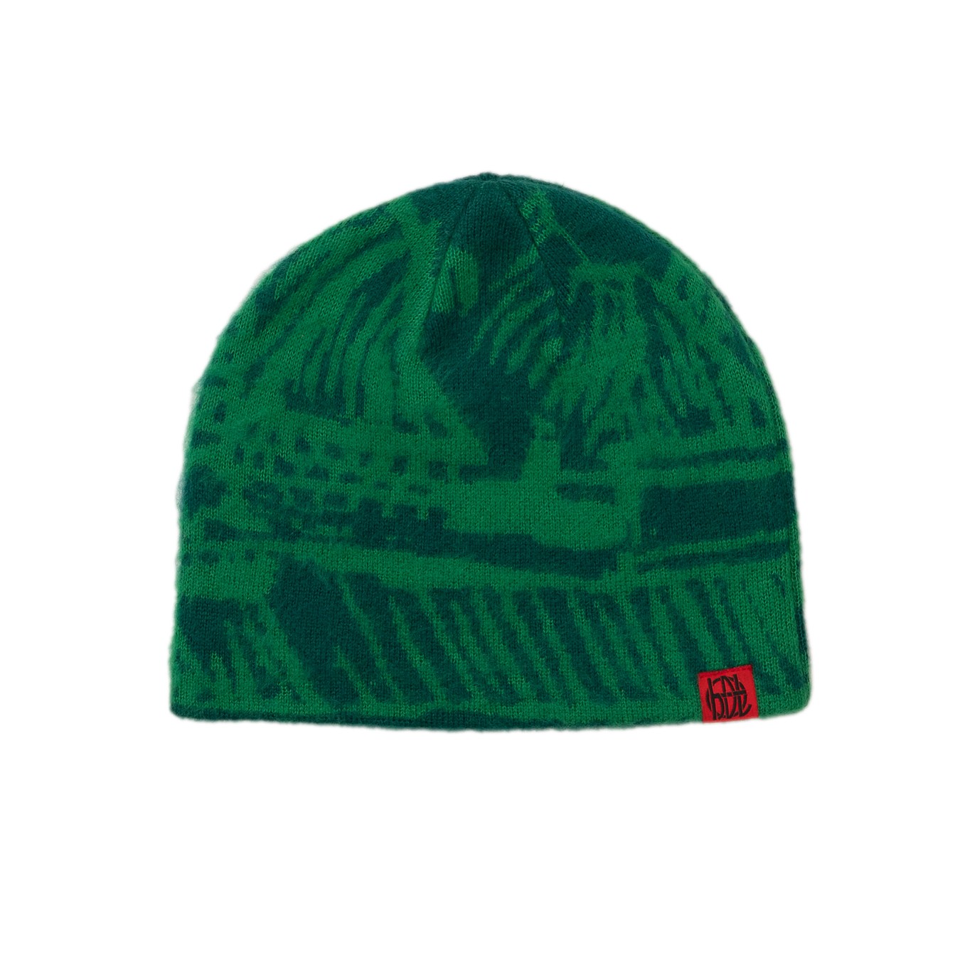 HODDLE MOHAIR LANDSCAPE BEANIE GREEN
