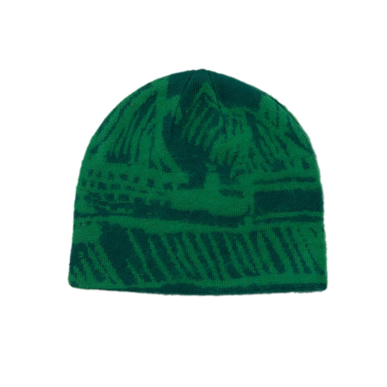 HODDLE MOHAIR LANDSCAPE BEANIE GREEN