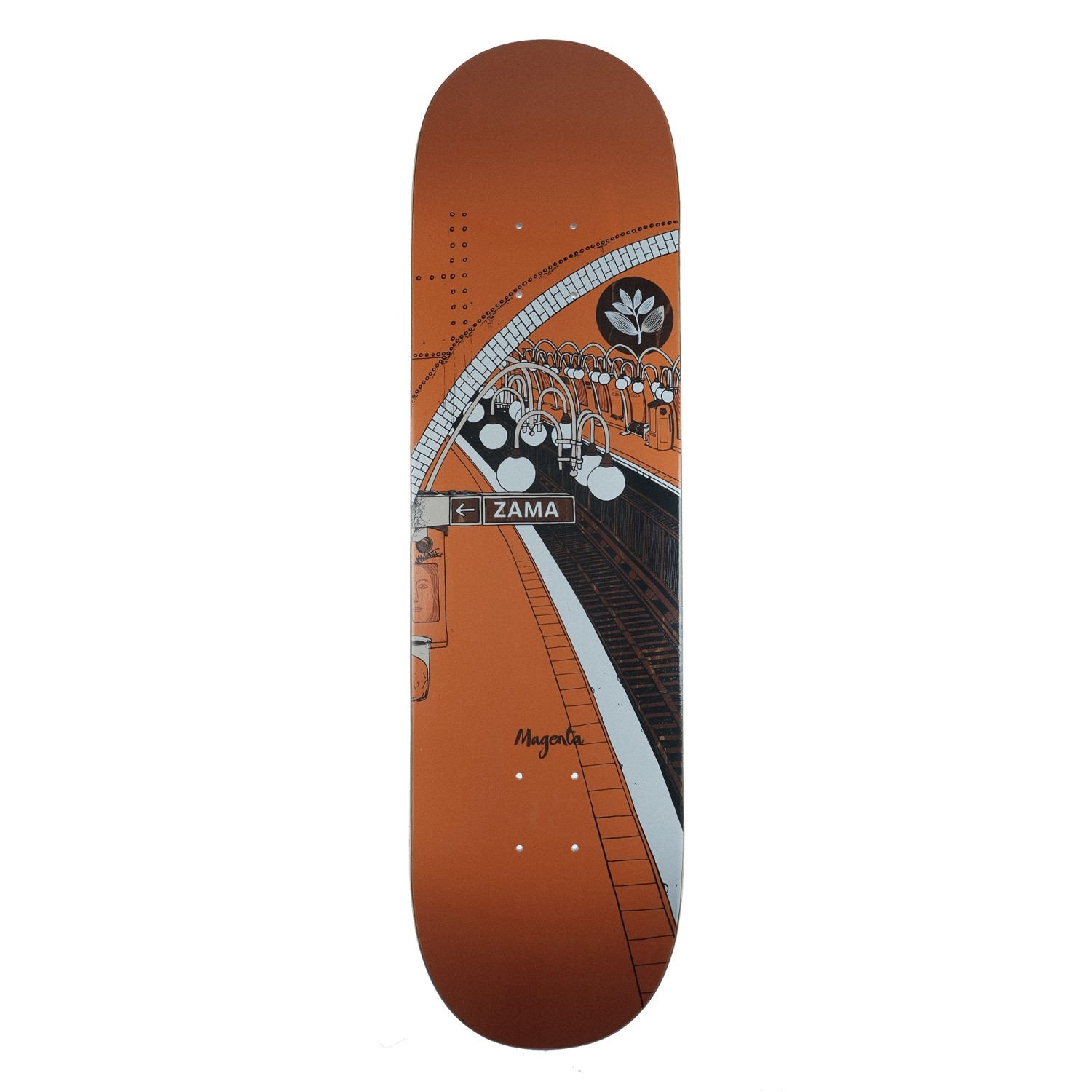 MAGENTA SKATEBOARDS SHOGO METRO 8.25