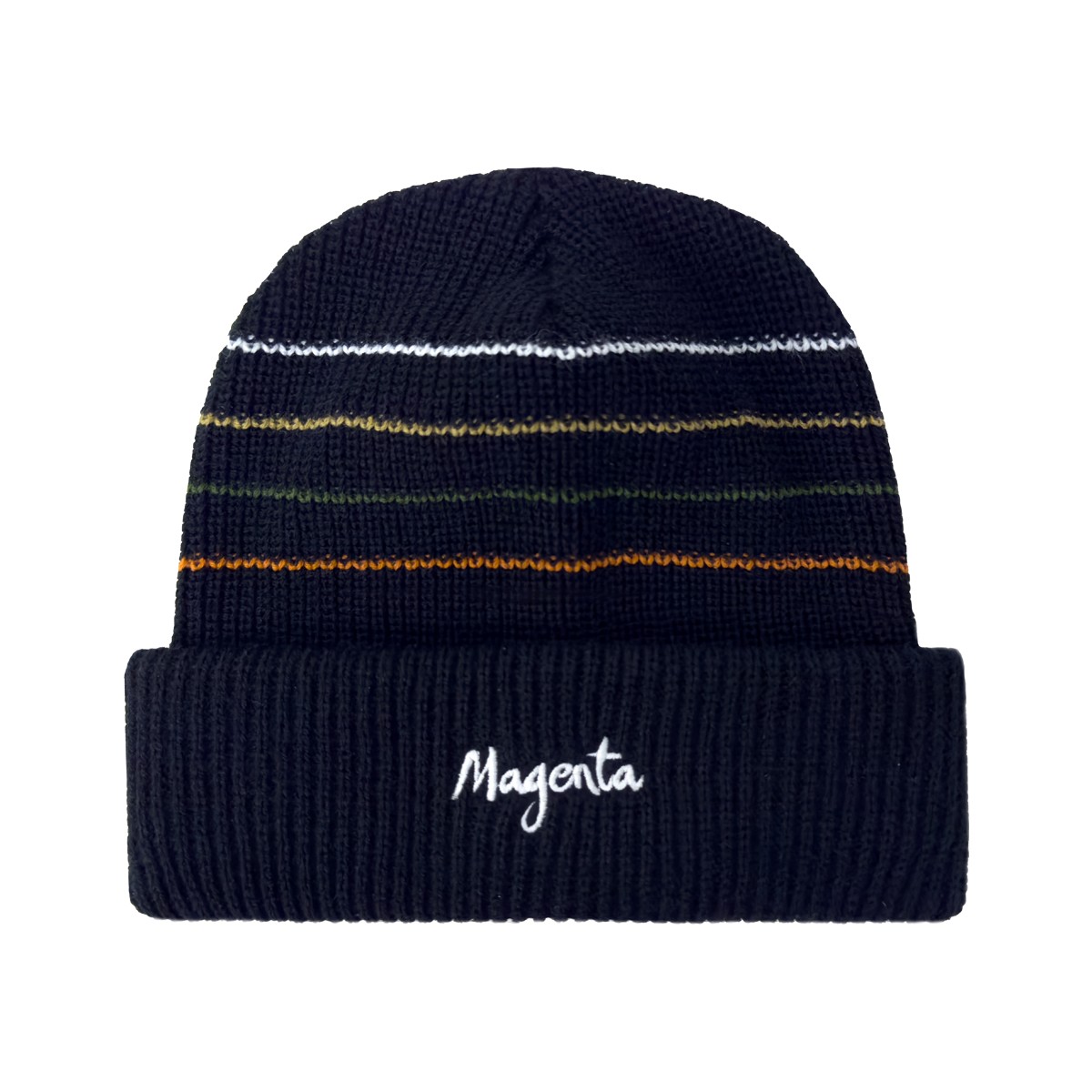 MAGENTA SKATEBOARDS LINES BEANIE