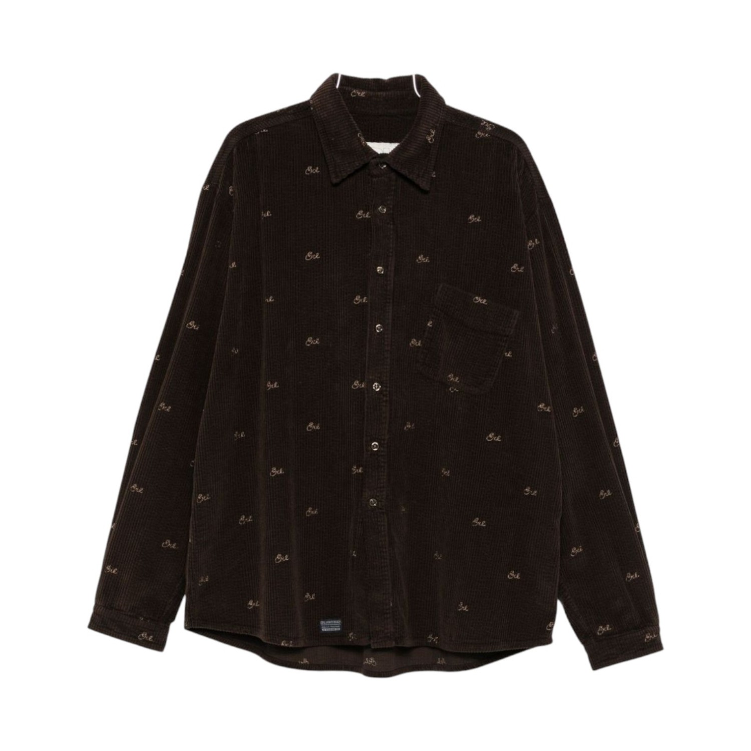 ERL EMBROIDERED CORDUROY OVERSHIRT