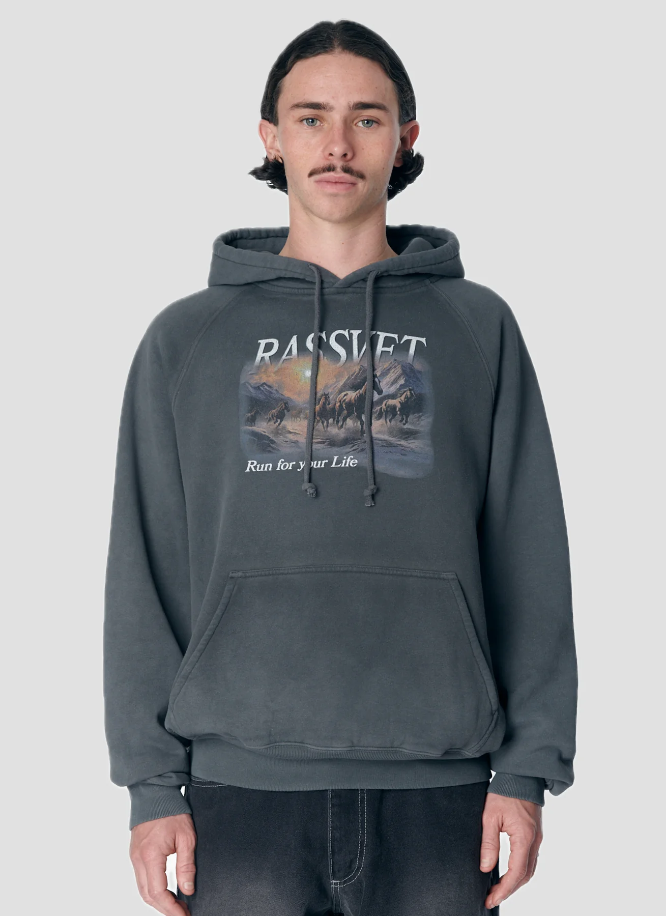 RASSVET HORSES RAGLAN HOODIE