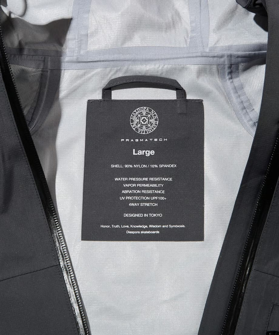 DIASPORA SKATEBOARDS PRAGMATECH PAVEMENT JACKET β