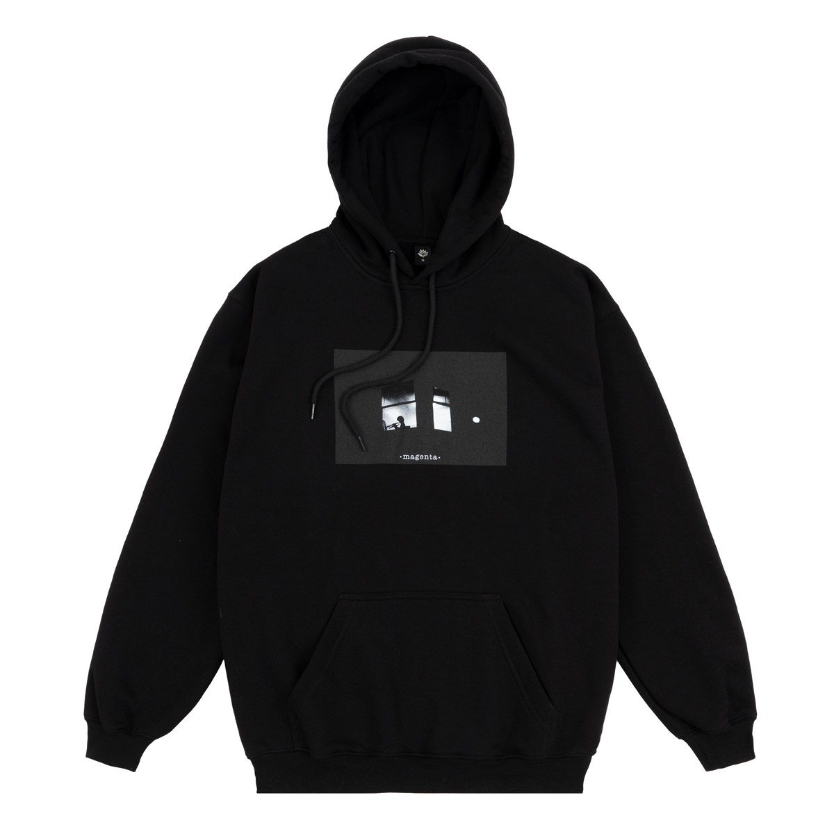 MAGENTA SKATEBOARDS WINDOW HOODIE