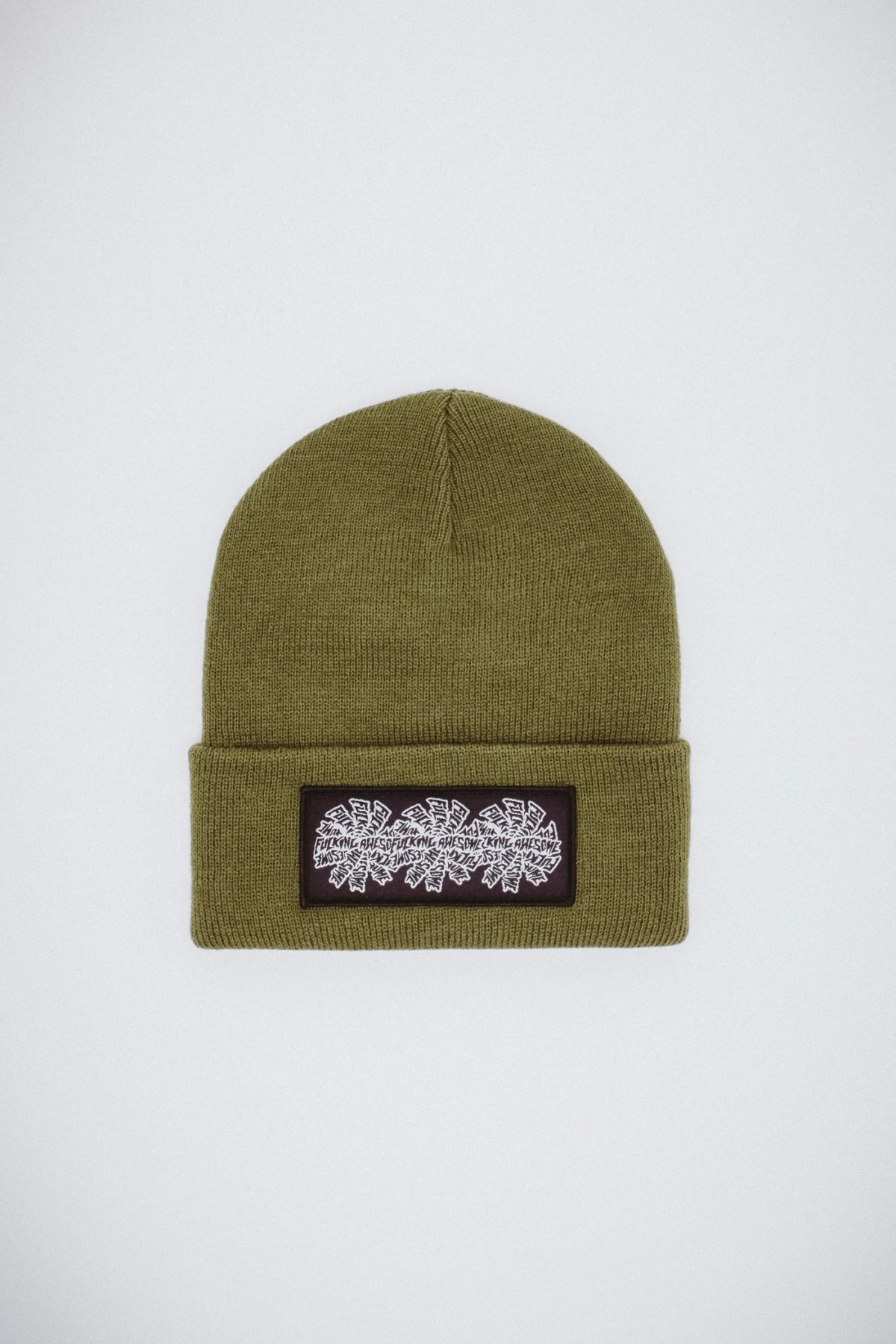 FUCKING AWESOME THREE SPIRAL EDGE STITCH BEANIE