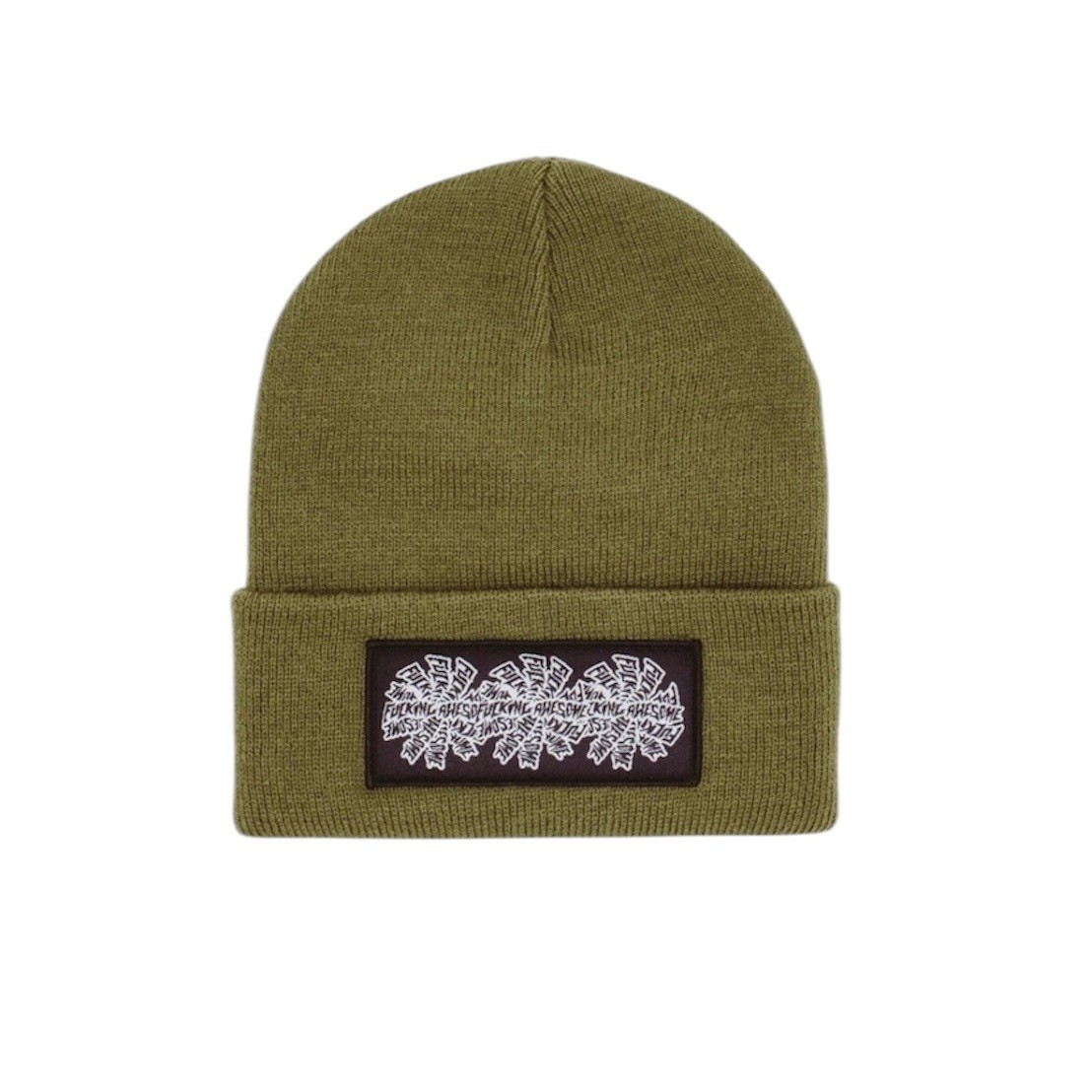 FUCKING AWESOME THREE SPIRAL EDGE STITCH BEANIE