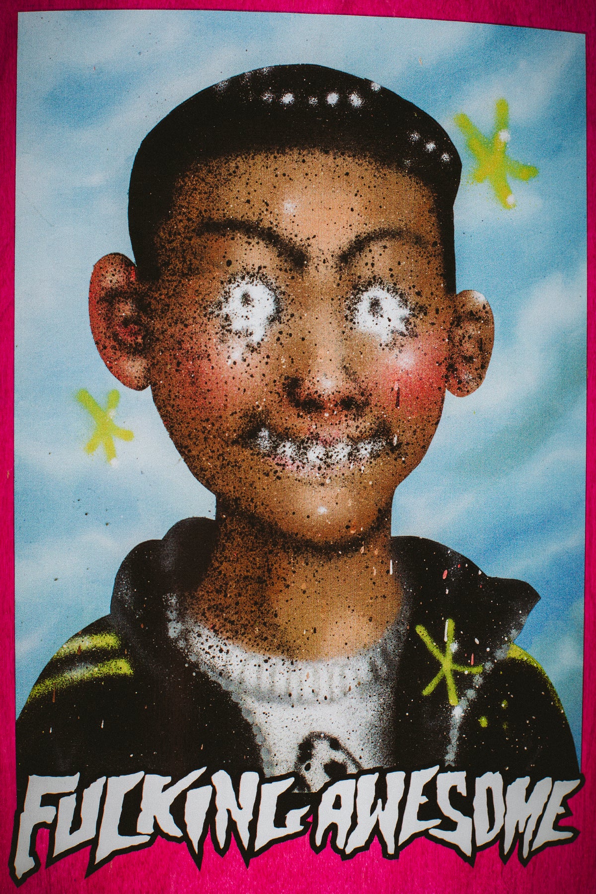 FUCKING AWESOME SAGE ELSESSER-CLASS PHOTO PAINTED BY SICKID(SHAPE2)