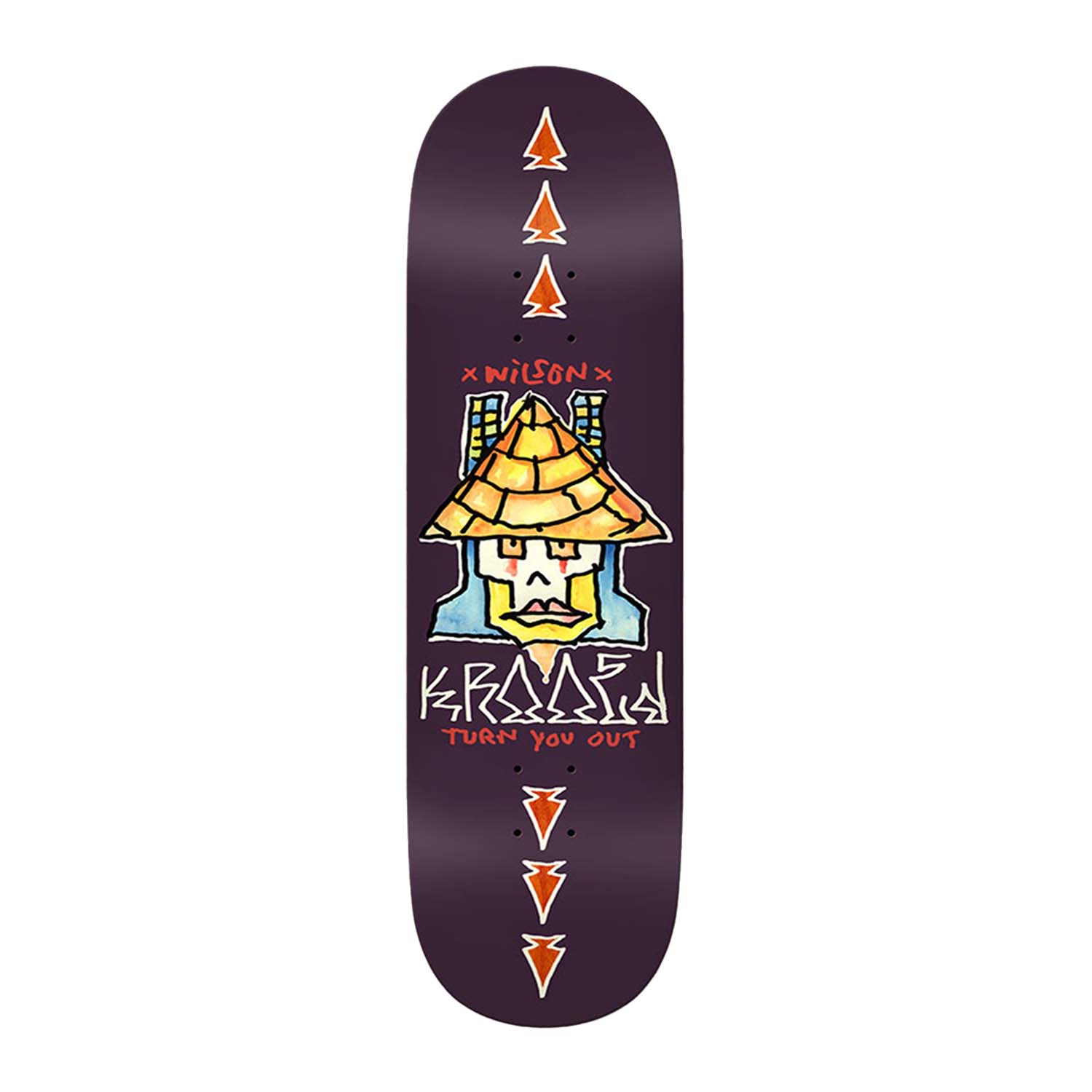 KROOKED SKATEBOARDS WILSON TURN OUT 8.38