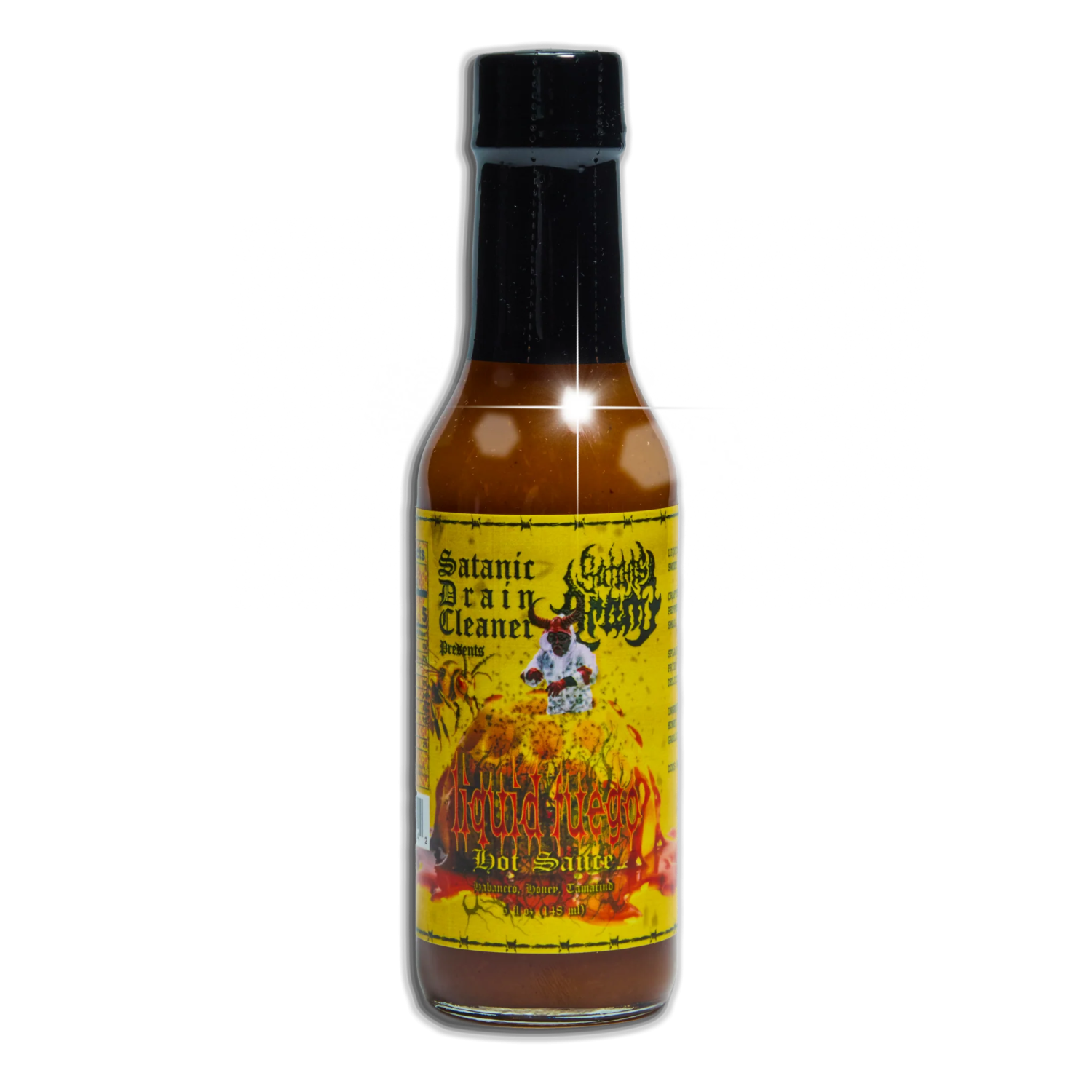 SATAN'S DRANO LIQUID FUEGO HOT SAUCE