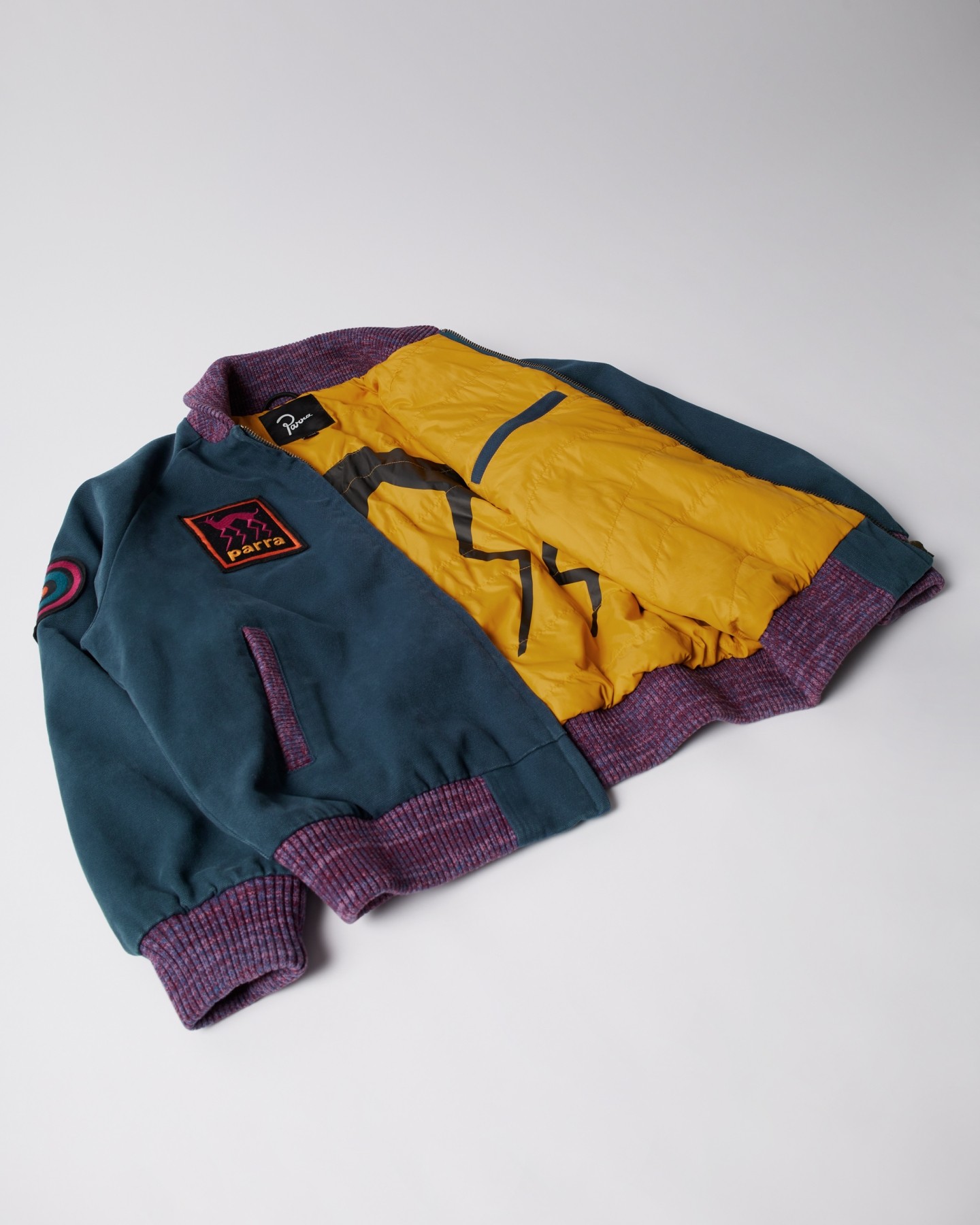 BY PARRA SKULL STALKER VARSITY JACKET