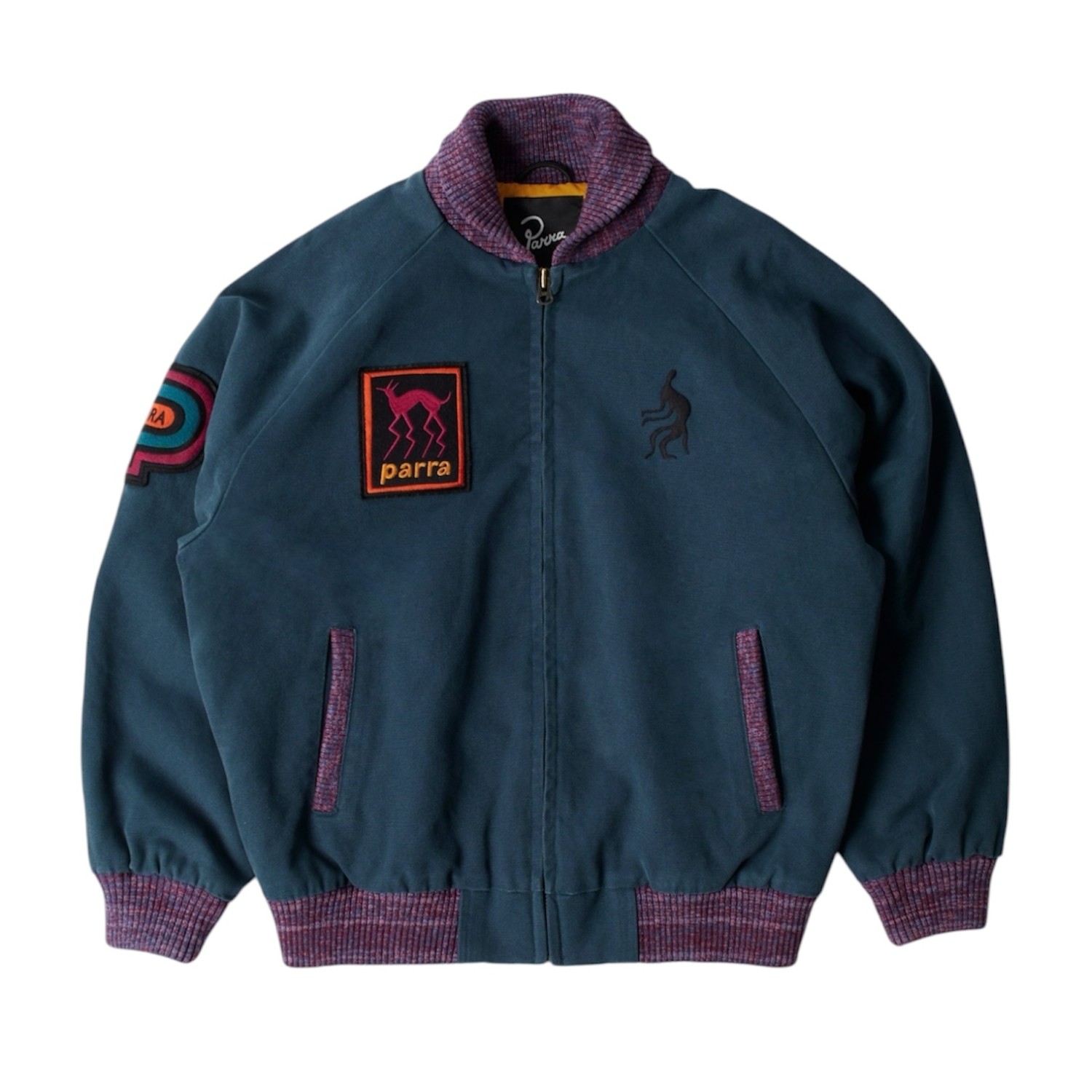 BY PARRA SKULL STALKER VARSITY JACKET