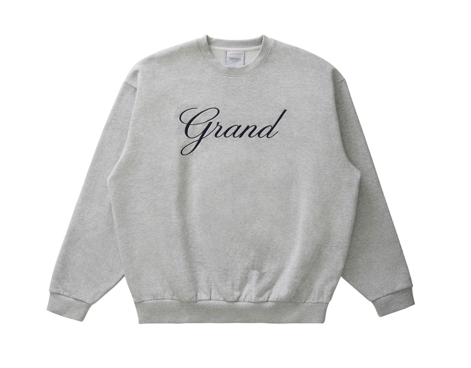 GRAND COLLECTION EMBROIDED CREWNECK
