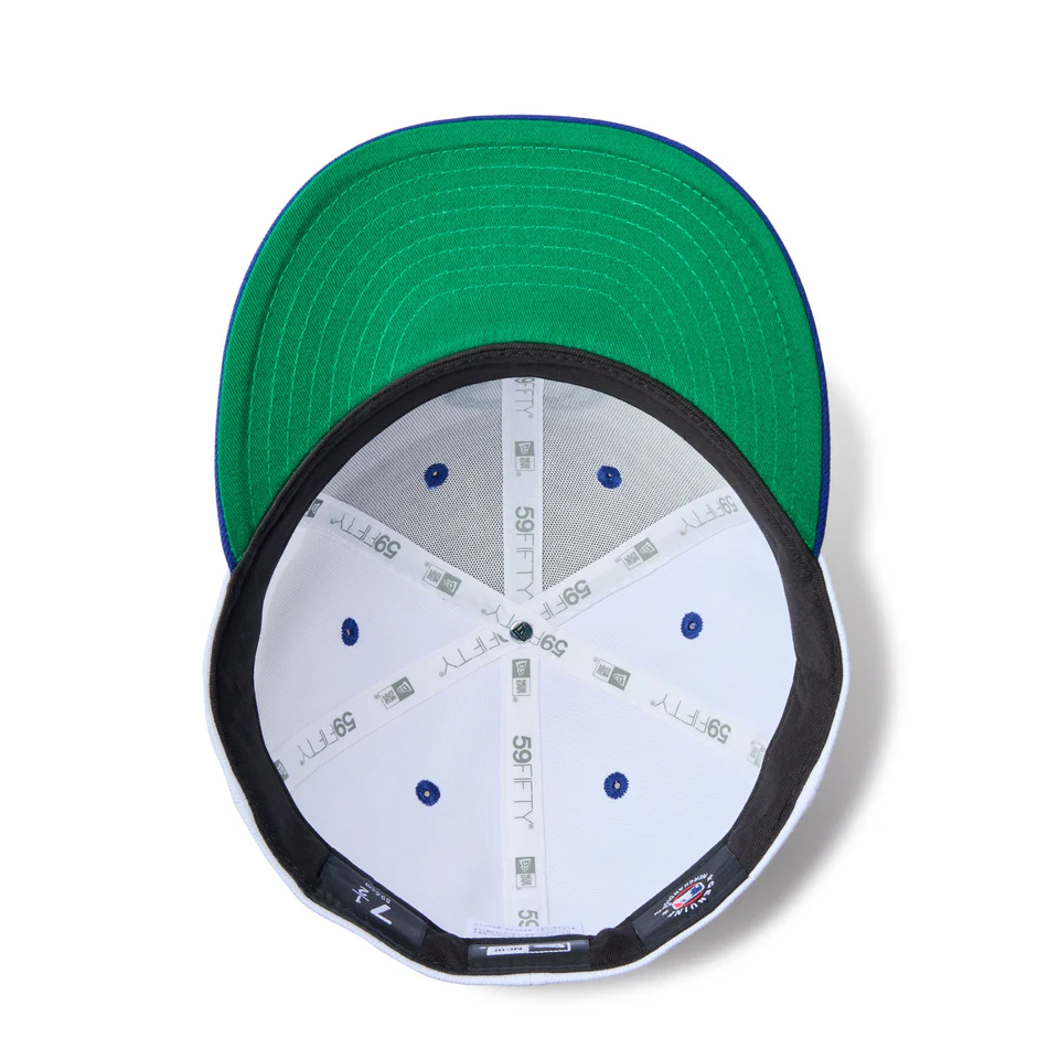 NEW ERA LP 59FIFTY Dodgers Pack ロサンゼルス・ドジャース ホワイト ダークロイヤルバイザー