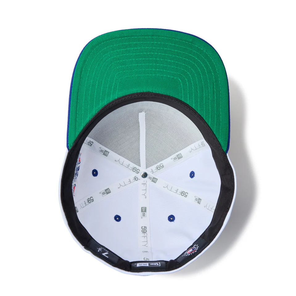 NEW ERA 59FIFTY A-Frame Dodgers Pack ロサンゼルス・ドジャース ホワイト ダークロイヤルバイザー