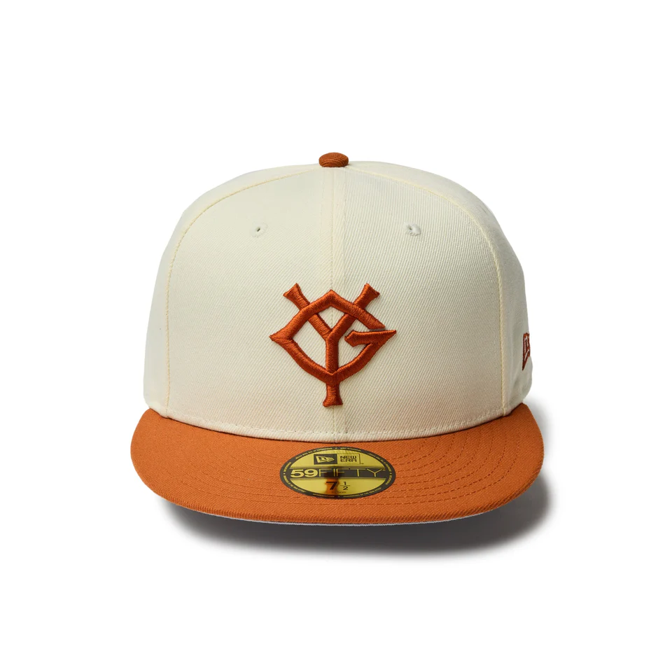 NEW ERA 59FIFTY 読売ジャイアンツ クロームホワイト オレンジバイザー