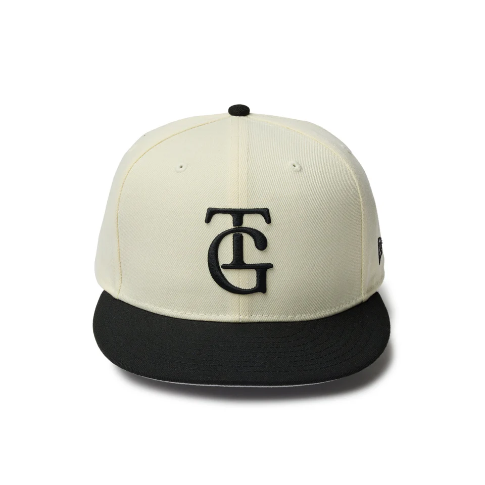 NEW ERA 59FIFTY 読売ジャイアンツ ビジター クロームホワイト ブラックバイザー