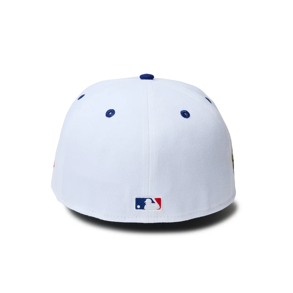 NEW ERA 59FIFTY Dodgers Pack ロサンゼルス・ドジャース ホワイト ダークロイヤルバイザー