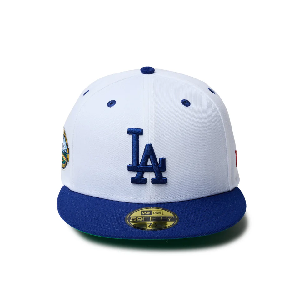 NEW ERA 59FIFTY Dodgers Pack ロサンゼルス・ドジャース ホワイト ダークロイヤルバイザー