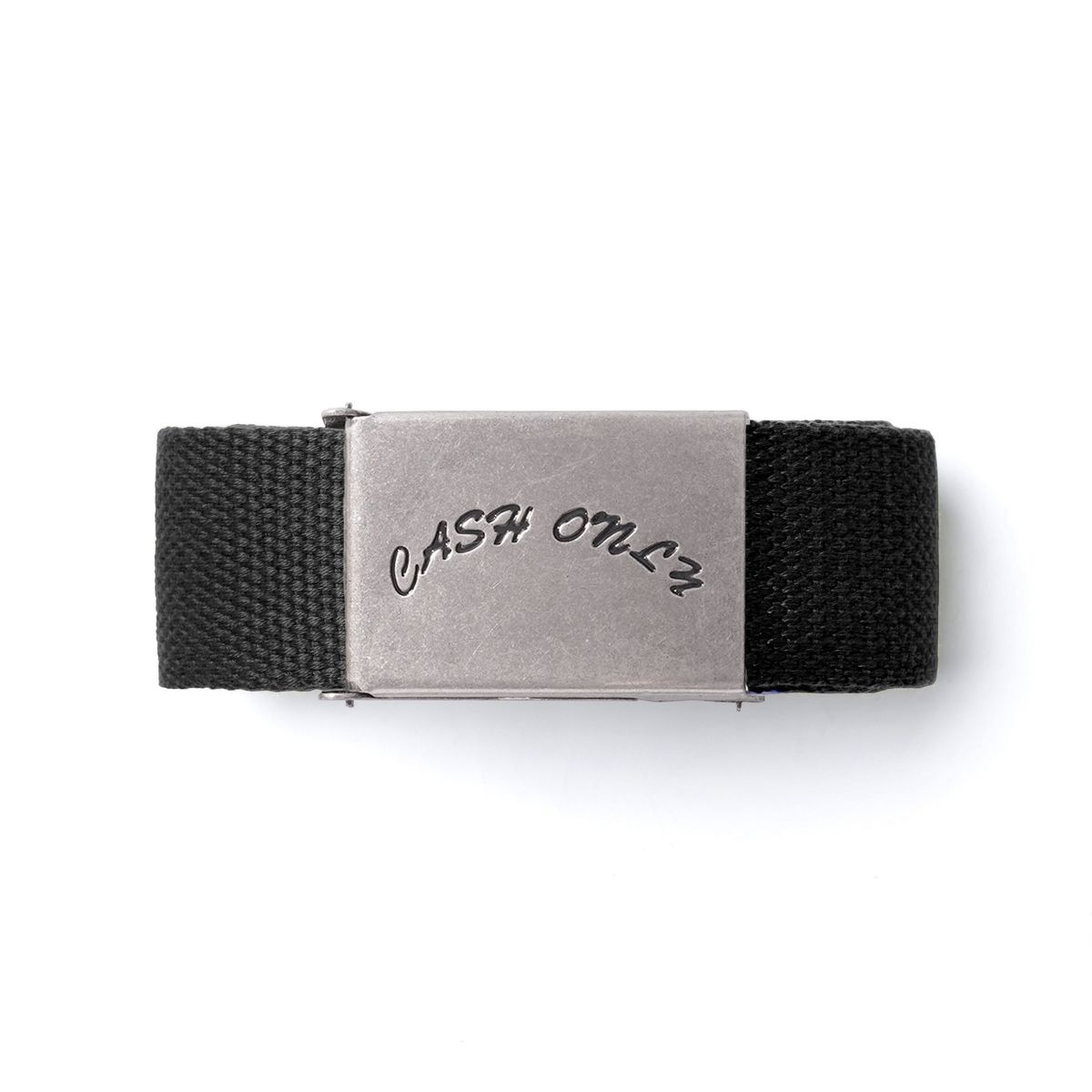 CASH ONLY LOGO WEB BELT