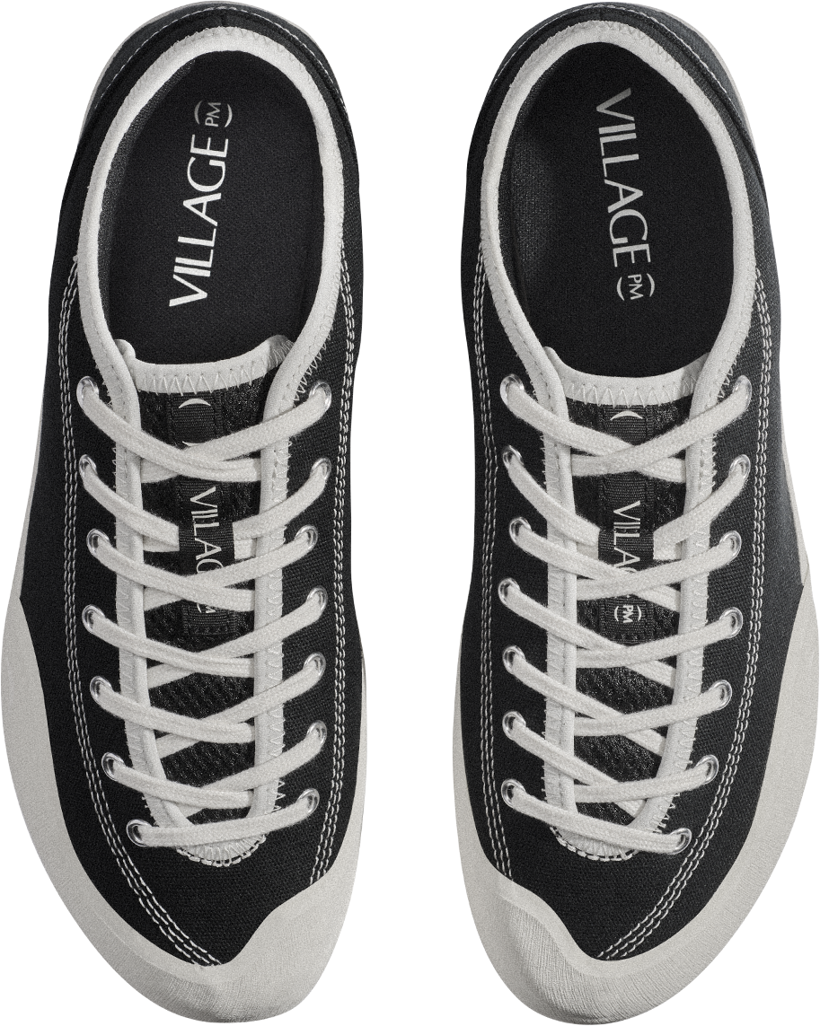 VILLAGE PM 1.30 PM BLACK/WHISPER WHITE