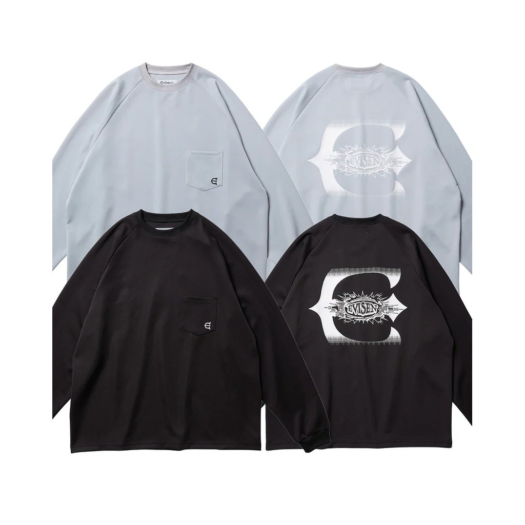 EVISEN WORLD LOGO TECH L/S TEE