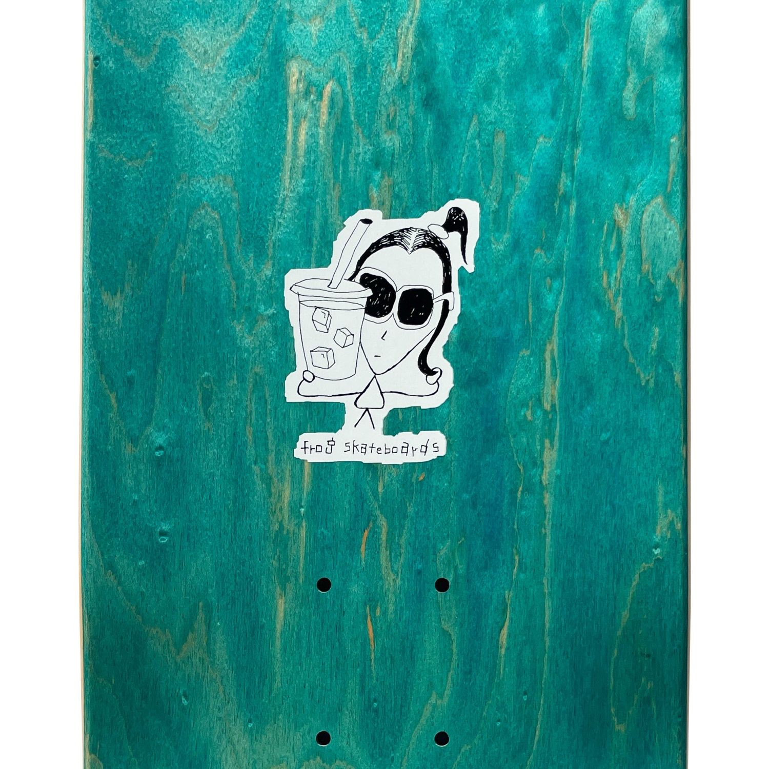FROG SKATEBOARDS ICED COFFEE GIRL DECK 8.0