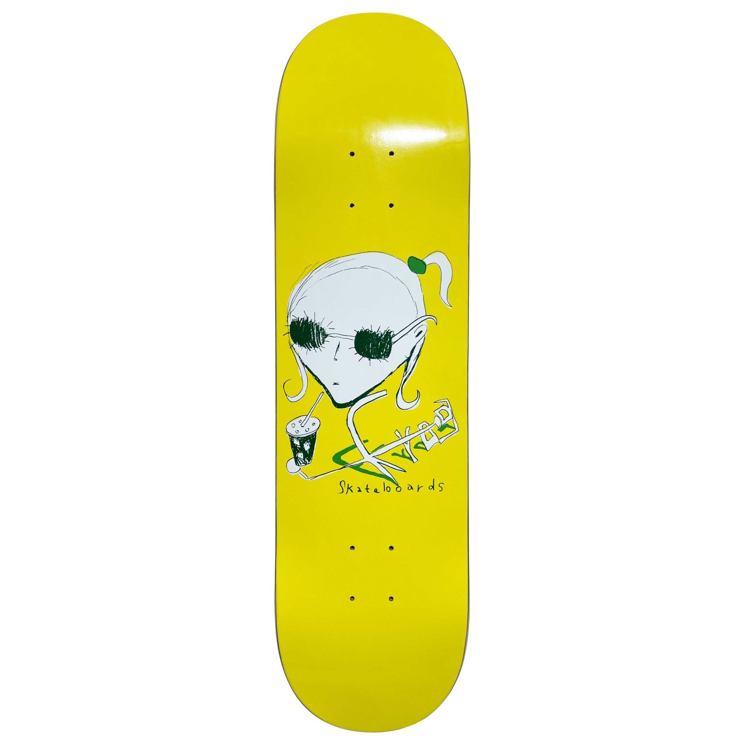 FROG SKATEBOARDS ICED COFFEE GIRL DECK 8.0