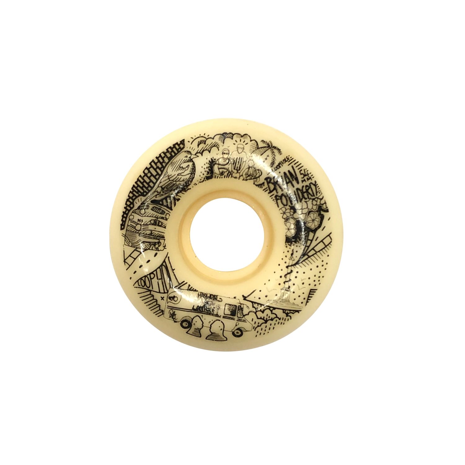 LOOP HOLE WHEEL BRIAN POWDERLY TEARDROP 54mm