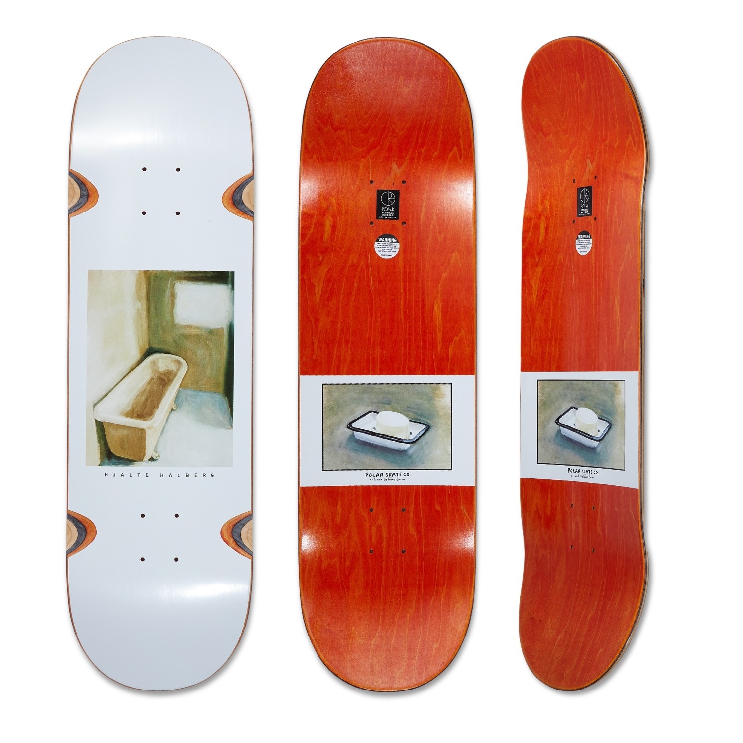 POLAR SKATE CO.HJALTE HALBRG BATHTUB 8.25