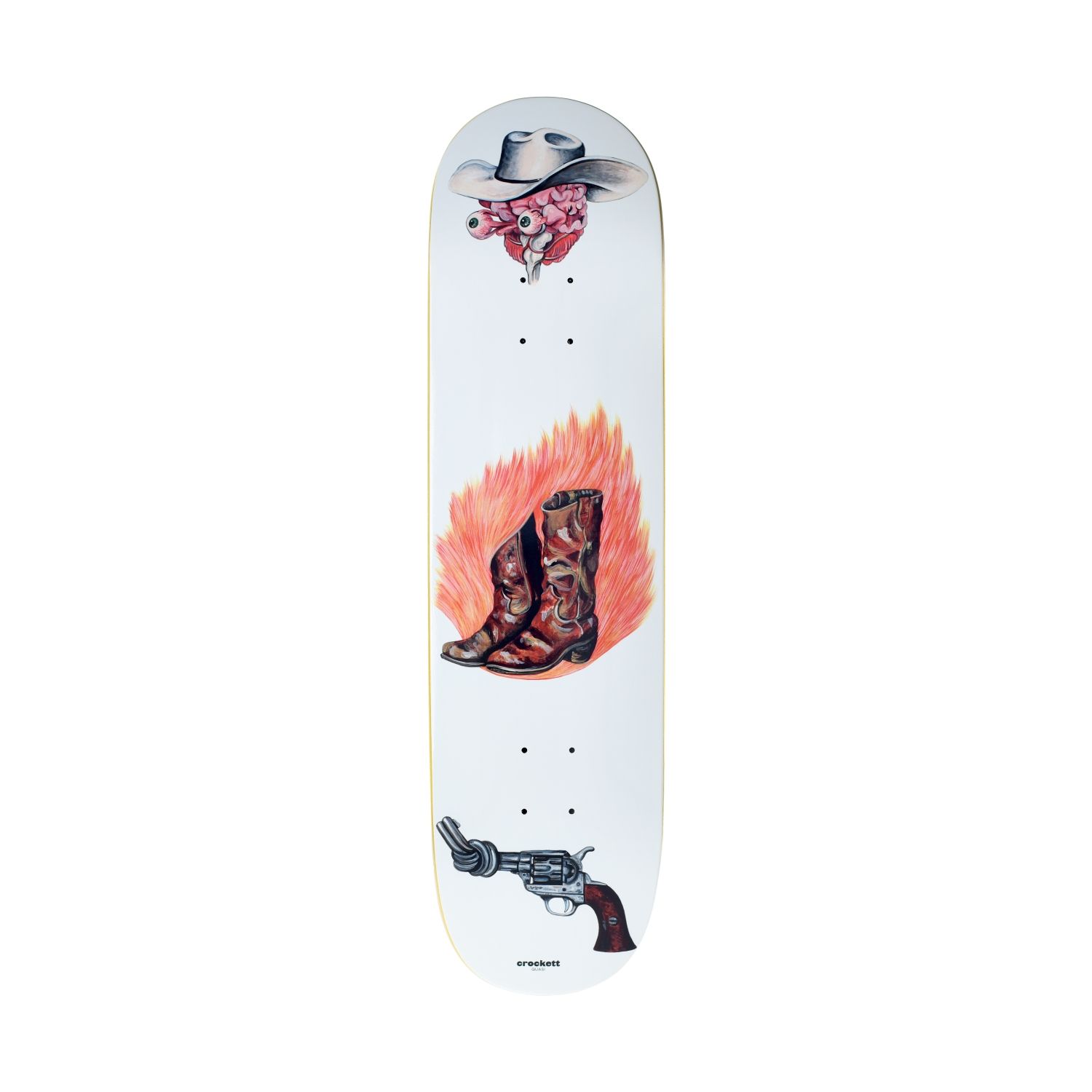QUASI SKATEBOARDS GILBERT CROCKETT COWBOY DECK 8.25