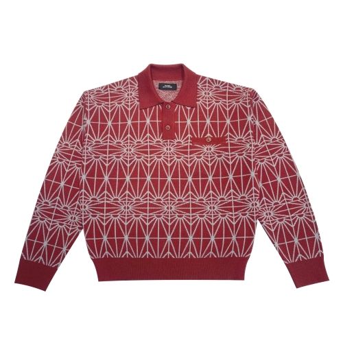 RASSVET POCKET SWEATER KNIT RED