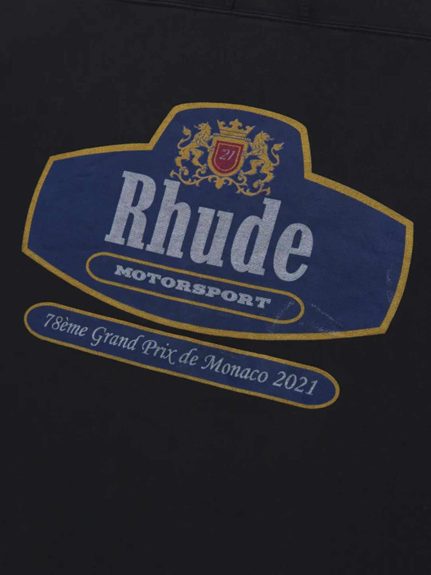 RHUDE RACING CREST HOODIE