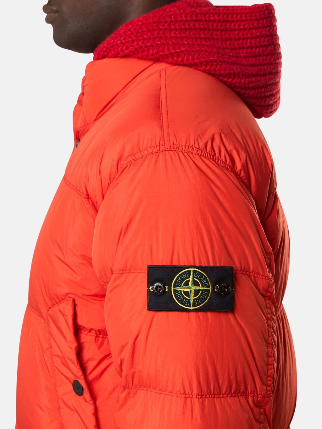 STONE ISLAND CRINKLE REPS NY, RECYCLED NYLON BOMBER