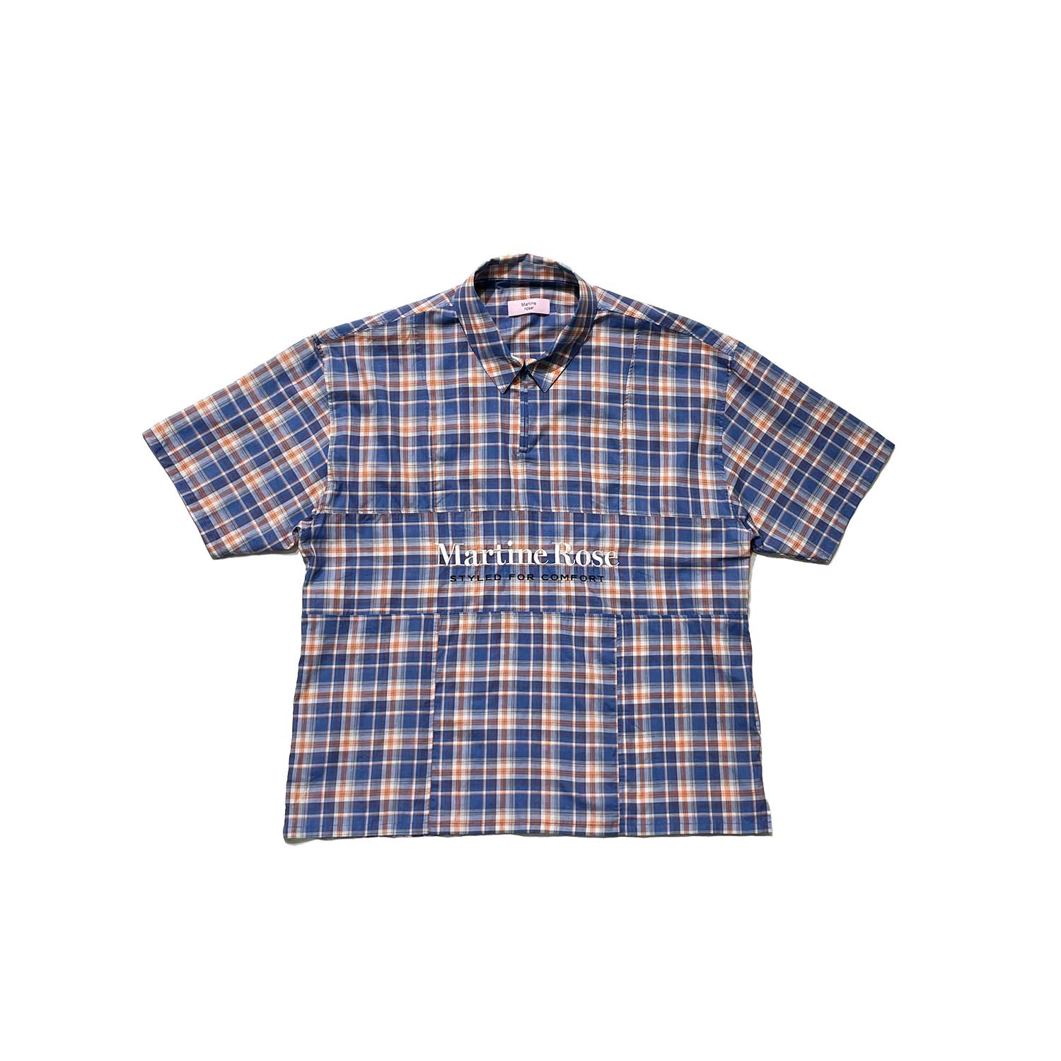 MARTIN ROSE SS ZIP SHIRT