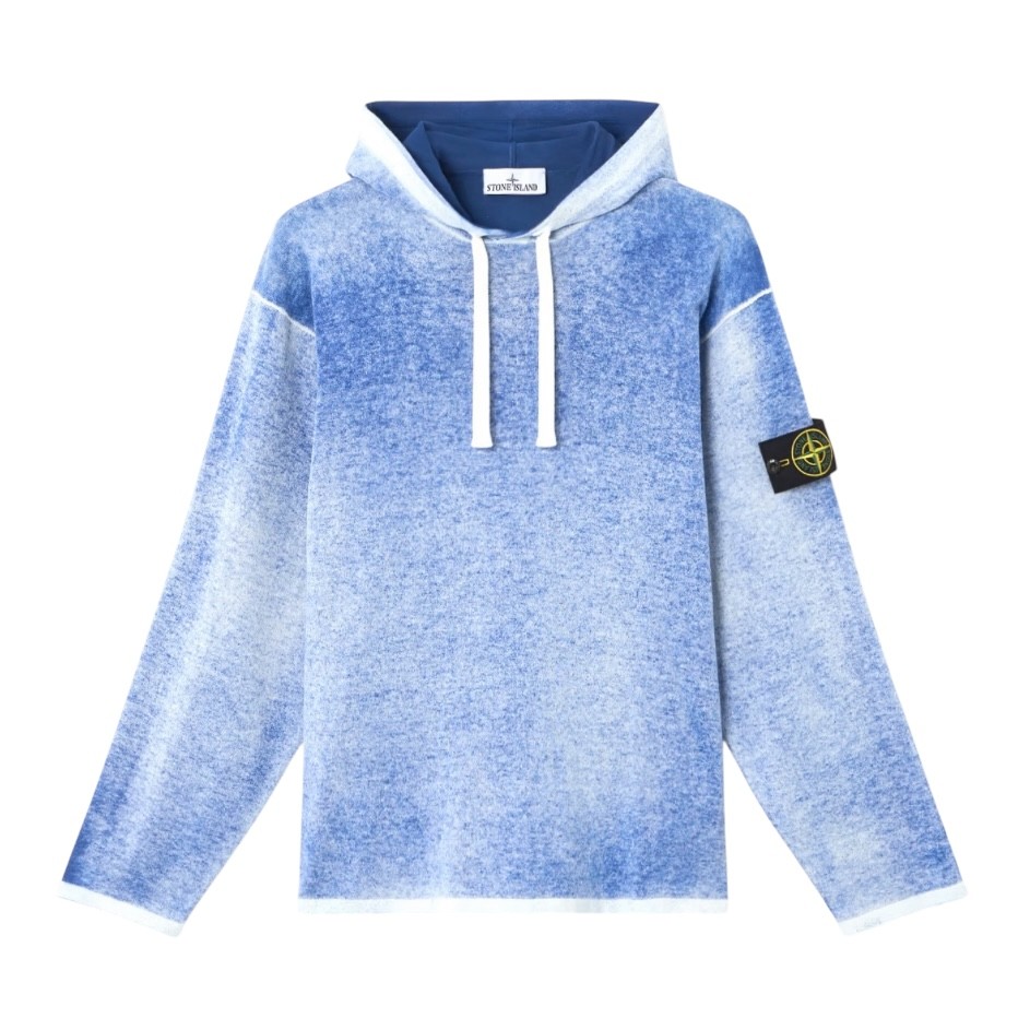 STONE ISLAND RAW HAND LIGHT ORGANIC COTTON HOODIE