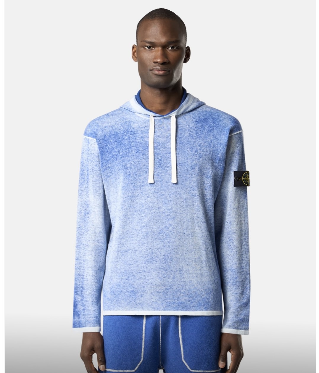 STONE ISLAND RAW HAND LIGHT ORGANIC COTTON HOODIE