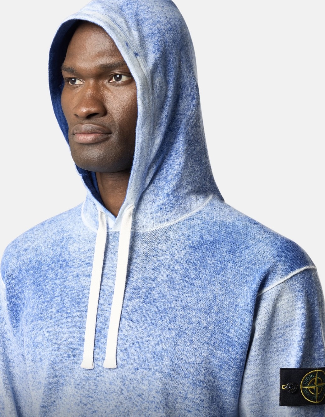 STONE ISLAND RAW HAND LIGHT ORGANIC COTTON HOODIE