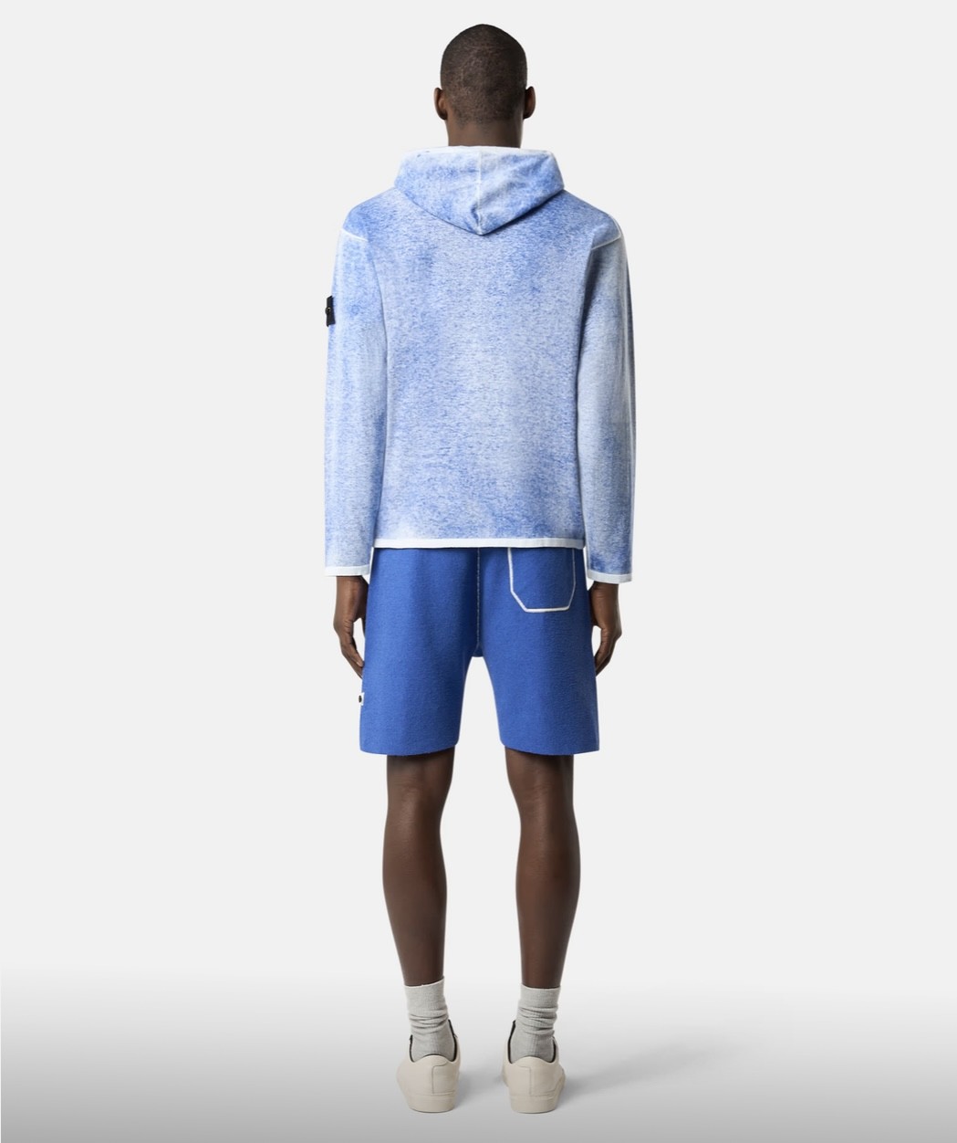 STONE ISLAND RAW HAND LIGHT ORGANIC COTTON HOODIE