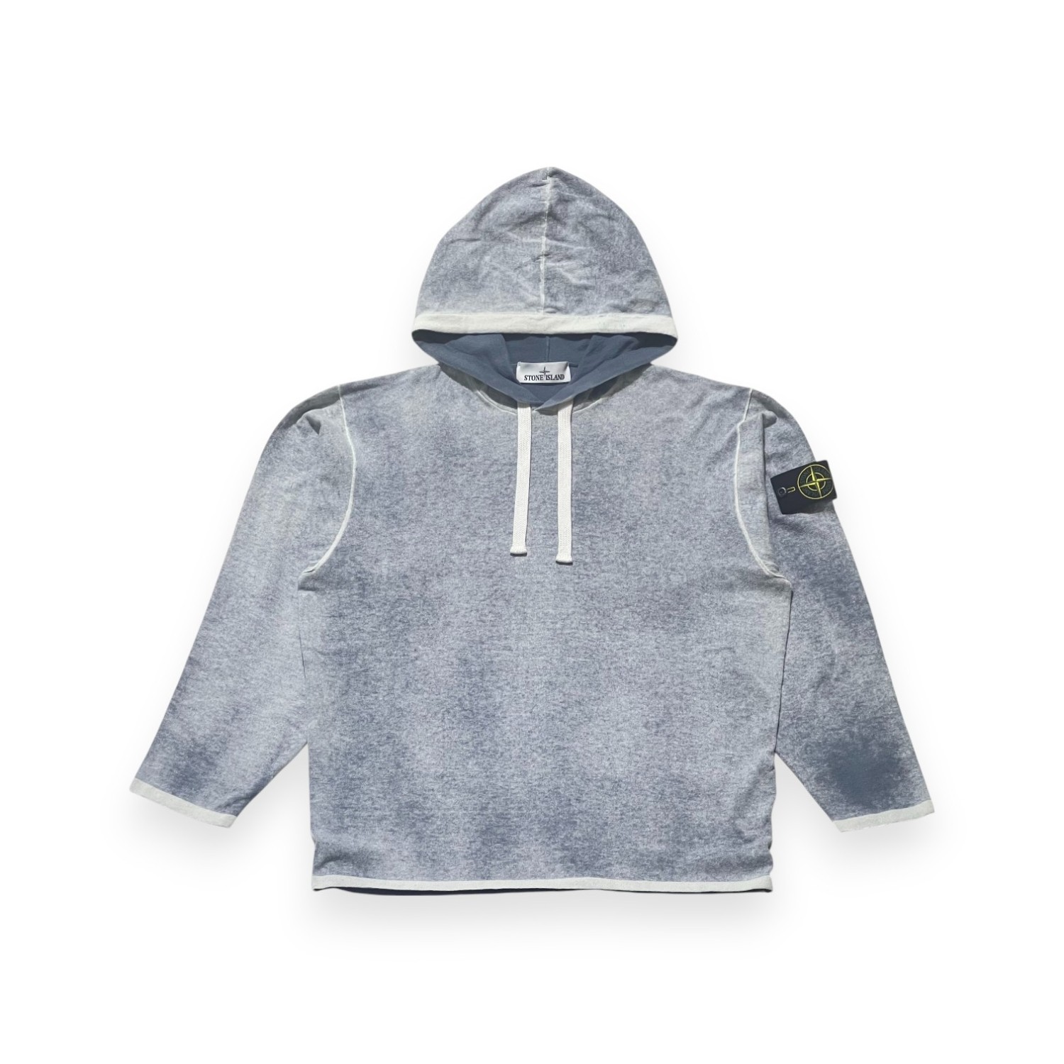STONE ISLAND RAW HAND LIGHT ORGANIC COTTON HOODIE