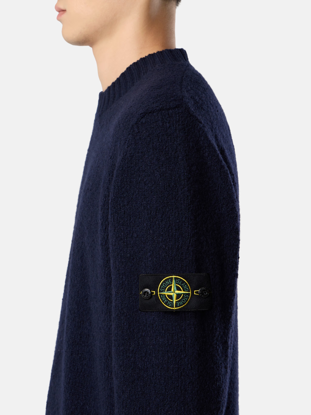 STONE ISLAND FANCY YARN KNIT CREW