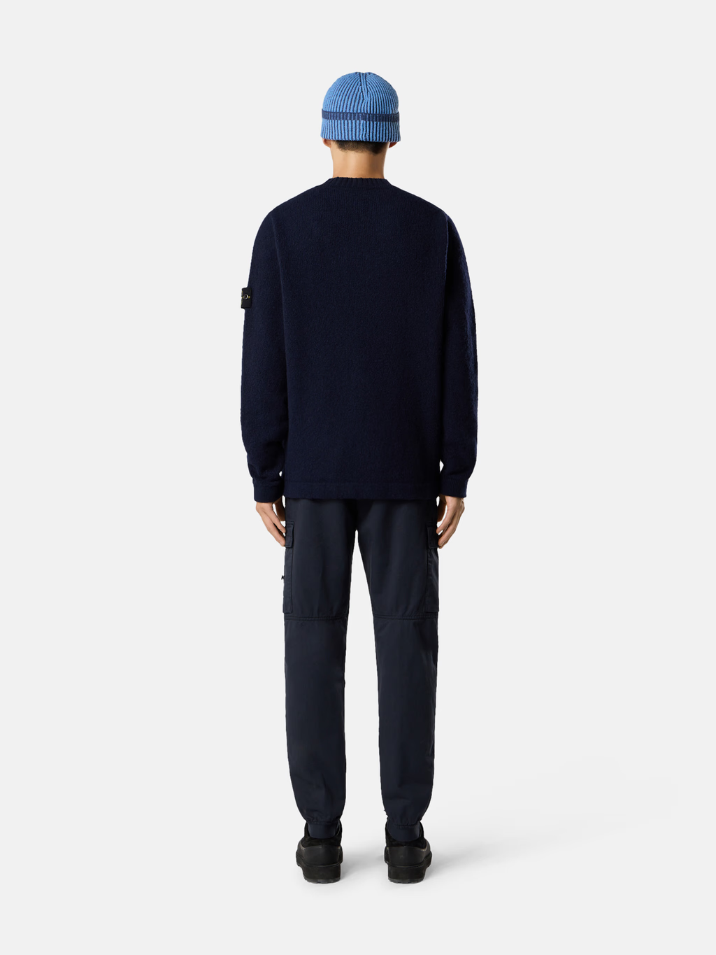 STONE ISLAND FANCY YARN KNIT CREW