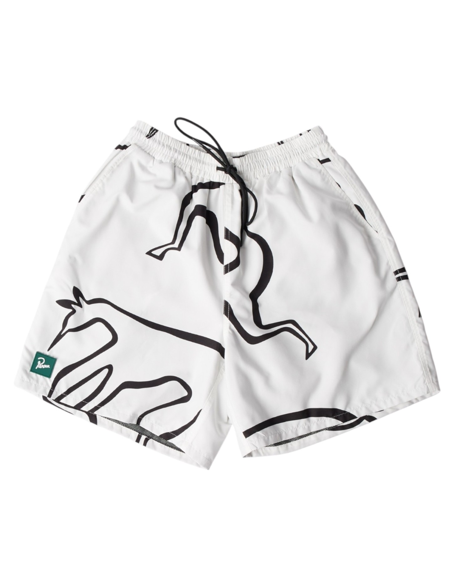 BY PARRA YOGA WALKS SWIM SHORTS