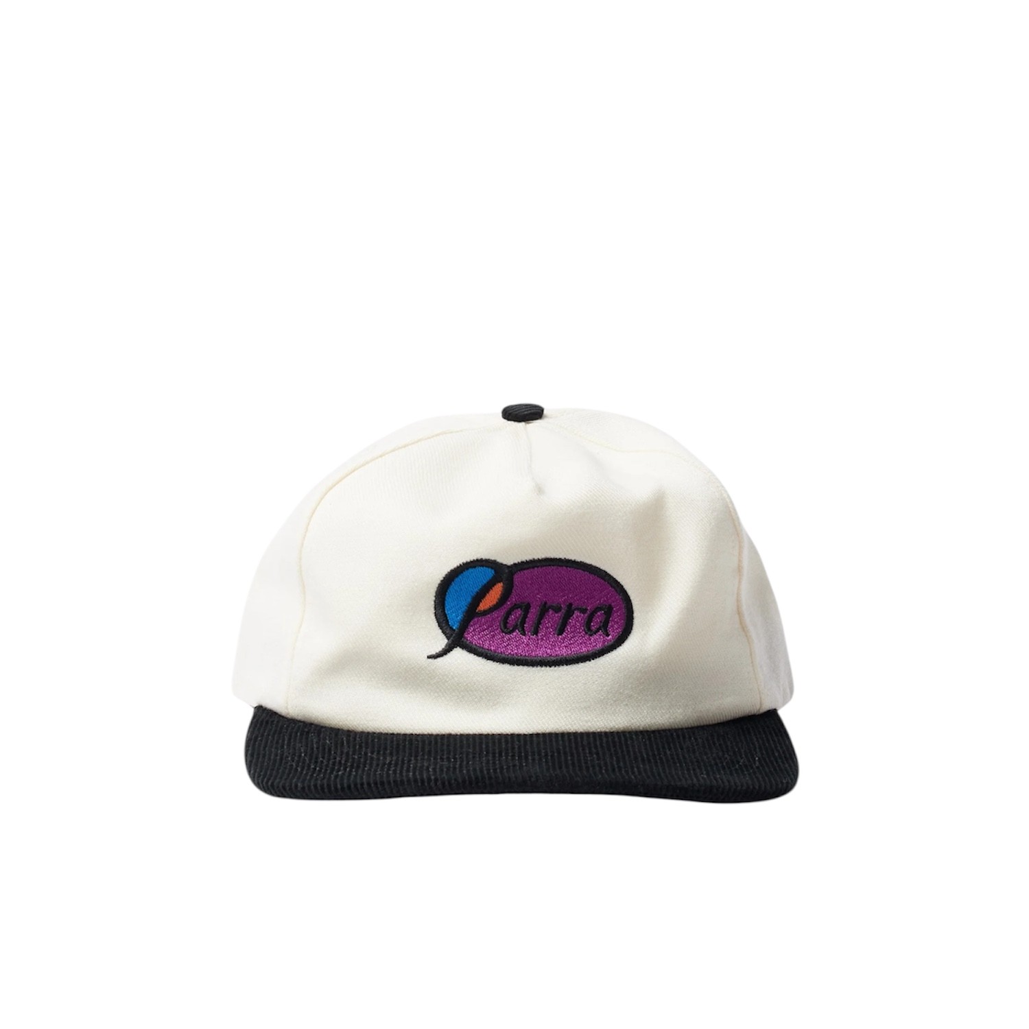 BY PARRA CIRCLED SCRIPT LOGO 5 PANEL HAT