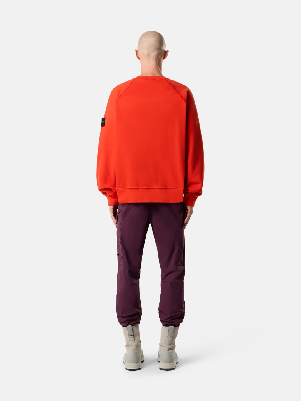 STONE ISLAND BRUSHED ORGANIC COTTON FLEECE