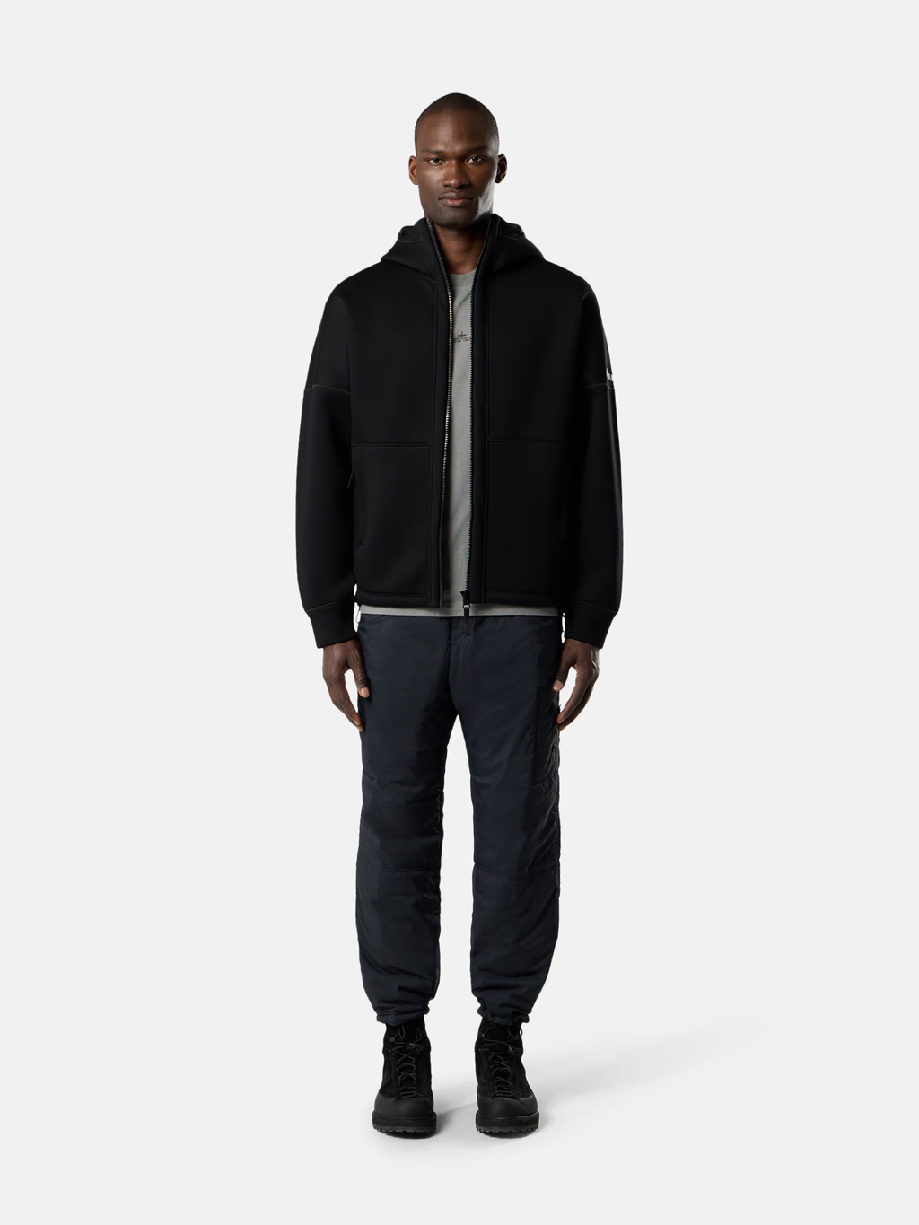 STONE ISLAND SCUBA FLEECE ZIP HOODIE