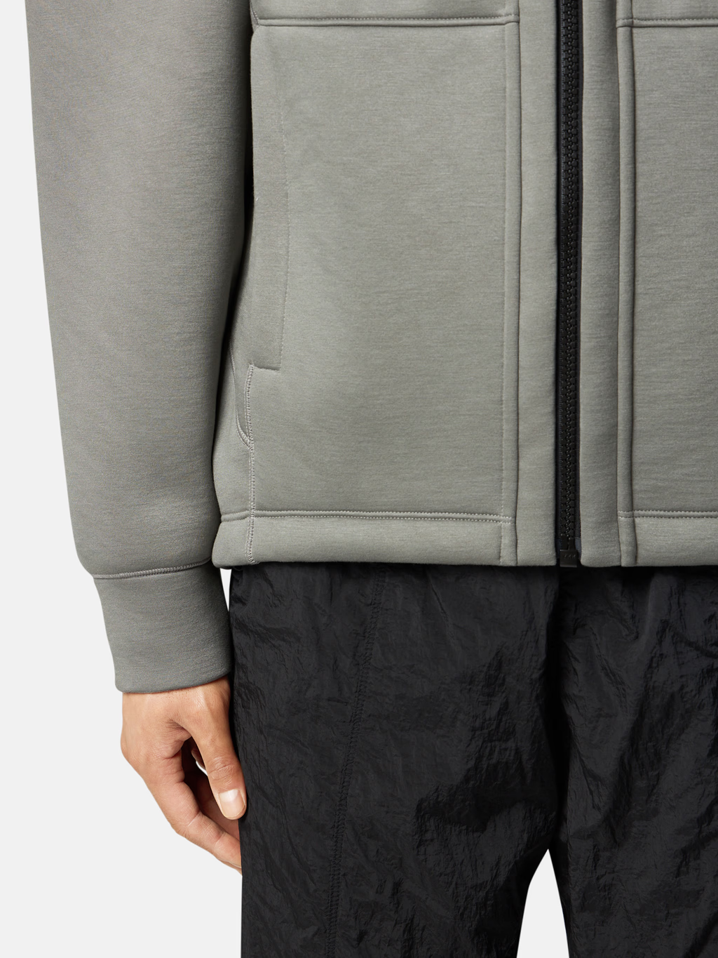 STONE ISLAND SCUBA FLEECE ZIP HOODIE